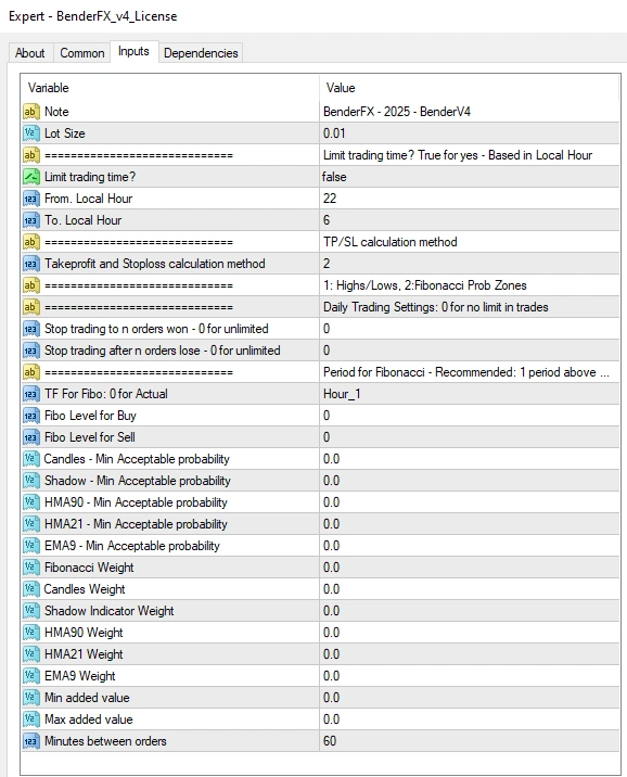 Benderv4 Parameters